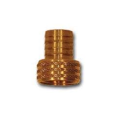 MID-AMERICA FITTINGS 29FGH-1012 Short Shank Swivel Adapter with Knurled Nut, 5/8 in Garden Hose Barbed x 3/4 in FGH (2 Pack)