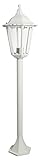 Voltaje: 230.0 volts Luceco Farola de Jardín, Lámpara de Pie E27, Luces Impermeable IP44, Linterna Aluminio Blanco para Exterior, Terraza, Caminos, Patio