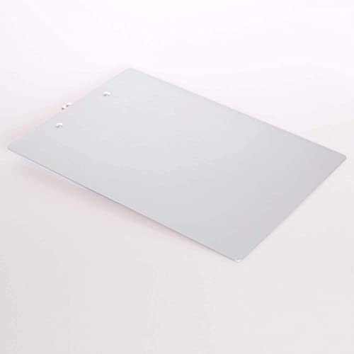 6er Alu Klemmbrett A4 mit gummierter Metalklemme, Schreibbrett DIN A4 mit Aufhängeose, Pad Halter Clipboard - Stabile Aluminum Schreibplatte - Schreibblock 6er Pack in Silber - TKD8025-silver-6x