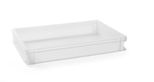HENDI Boîte de fermentation pour pizza et pain, 14L, bac à pâtons, boules de pâte, sans couvercle, sans BPA, caisse de transport, empilable, boite...