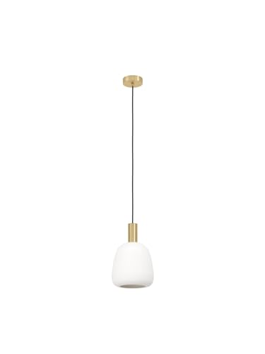 Lustre suspension or brossé GL1733 à 1 lumière pour salon et chambre