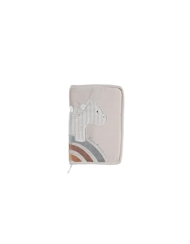 Noukie's - Protège Carnet de Santé Tiga, Stegi & Ops - dinosaure Stegi - Idée Cadeau Naissance - Fermeture éclair et poche plastifiée – Protection...