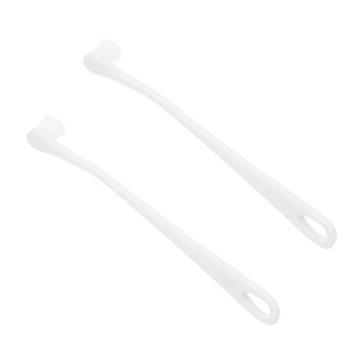 BESPORTBLE Care for Pets 2 Soft Bristle Toothbrushes for Dogs and Cats Long Handle for Easy Use