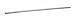 M-D Building Products 13219 M-D Replacement Threshold Insert with Metal Retainer Strip, 36 in L X 3-3/4 in W, Vinyl