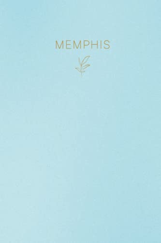 Memphis: Lined Writing Notebook Journal with Personalized Name | Minimal Personalized Name Gift Journals | 6 x 9 inches | 130 Pages |