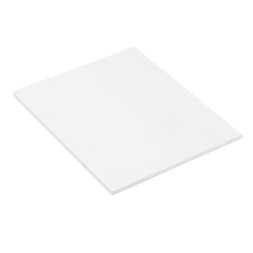 Image of Expanded PVC Plastic Sheet 1 /4 inch Thick, 8 inchx10 inch Lightweight Rigid Foam Sheet, [for Crafts Signage Displays Digital Screen Printing] - White / 1 Pcs
