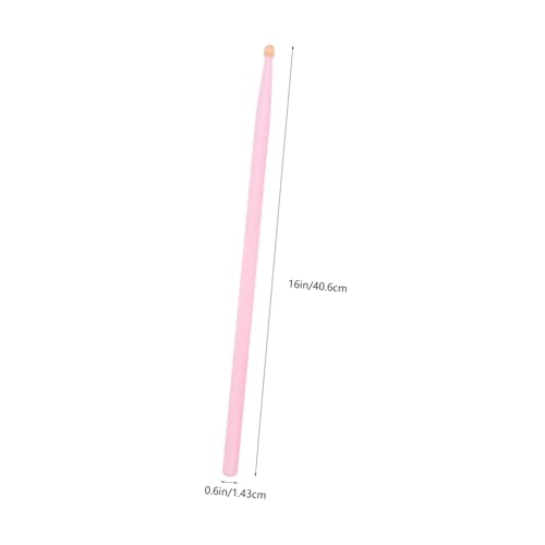 2 pares de baquetas de arce rosa para percusión livianas miniatura 2