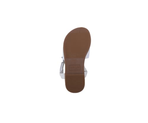 Image of bebe Girls' Sandals - Trendy Flat Designs with Rhinestones, Puffy Straps, Embossed Details and Charms for Toddlers /Little Kids /Big Kids
