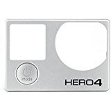 Faceplate Front Cover Face Plate with Mode Button & Cushion - Frame Housing Repair Part Fix for GoPro Hero 4 Black and Silver Edition