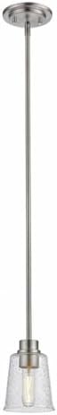 Z-Lite 464MP-BN 1 Light Mini Pendant, Brushed Nickel