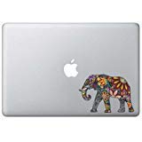 Colorful Elephant - 5 Inch - Apple Macbook Laptop Decal