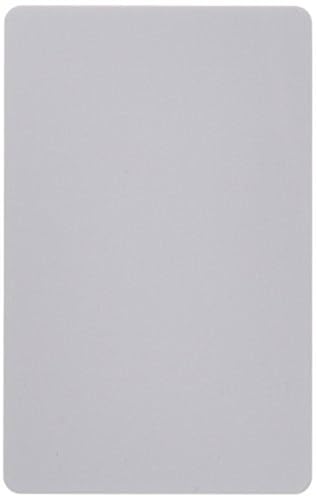 Cartes en PVC Badgy CBGC0030W haute résistance pour impression de badge durable