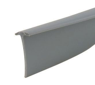 WRS Grey Vinyl Storm Door Sweep - 9/16