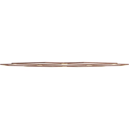 Image of Ekena Millwork 38 inchOD x 13 3 /8 inchID x 3 /8 inchT Florin Wood Fretwork Pierced Ceiling Medallion, Hickory