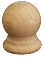 Wooden Finial Dowel Cap Ends-Bag of 500