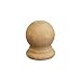 Wooden Finial Dowel Cap Ends-Bag of 100