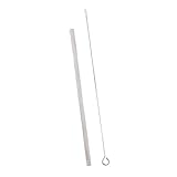 Flute Maintenance Set Tube Cleaner Lightweight Tool for Oboe Sax Piccolos 31.50inch Metal Cleaning Rod with Cloth