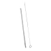 Flute Maintenance Set Tube Cleaner Lightweight Tool for Oboe Sax Piccolos 31.50inch Metal Cleaning Rod with Cloth