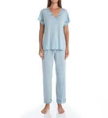 Image of Natori Women's Zen Floral Short Sleeve Pajama