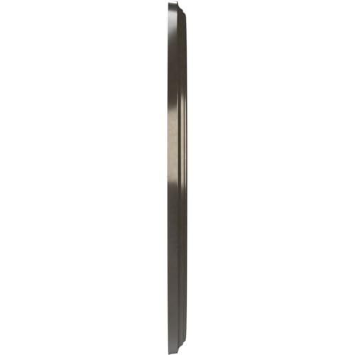 Image of Ekena Millwork CMP16BECCH Berkshire Thermoformed PVC Ceiling Medallion (Fits Canopies up to 7 inch), 16 inchOD x 3 1 /2 inchID x 1 inchP, Metallic Charcoal