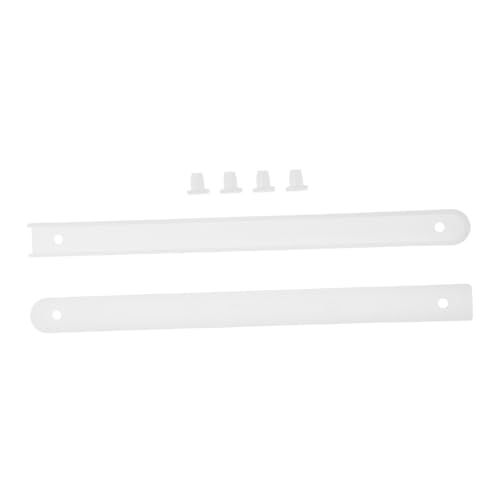 Didiseaon Replacement Drawer Slides with White Plastic Bottom Rail Kit Easy Installation Furniture Runners for Cabinets Dressers Wardrobes and Storage Boxes Durable Sliding Rails for Home