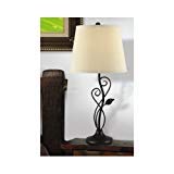 Cirrus Bronze Table Lamp Adds Accentual Curves and Lines to Any Room's Design.