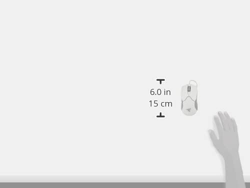Razer Viper Ultralight Ambidextrous Wired Gaming Mouse: 2nd Generation Optical Mouse Switches 5G Optical Sensor - 71g Lightweight Design - Speedflex Cable - Mercury White