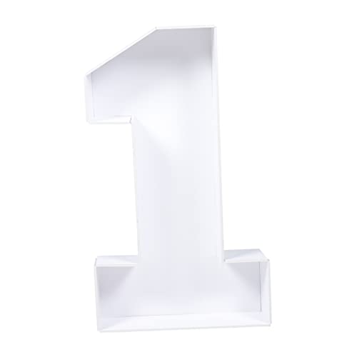 Chiffre 1 mosaïque pour ballon décoration baby shower garçon