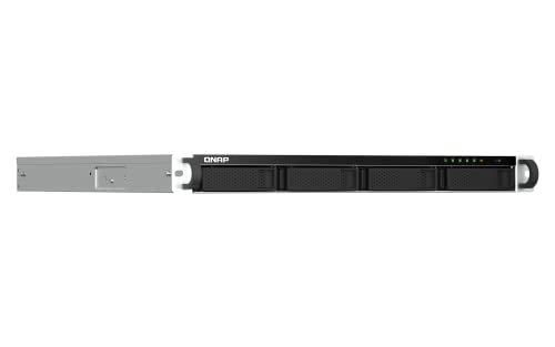 Image of QNAP TS-464U-RP-4G-US 4 Bay High-Speed Rackmount Dual-2.5GbE NAS Intel Celeron N5105 /N5095 CPU, 4GB DDR4 Memory and 2.5GbE (2.5G /1G /100M) Network Connectivity (Diskless)