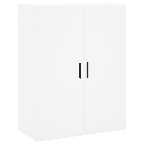 vidaXL Wandschrank, Hängeschrank mit viel Stauraum, Wandmontage Badezimmerschrank, Aufbewahrungsschrank für Wohnzimmer Schlafzimmer, Weiß vidaXL Wandschrank, Hängeschrank mit viel Stauraum, Wandmontage Badezimmerschrank, Aufbewahrungsschrank für Wohnzimmer Schlafzimmer, Weiß