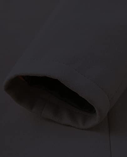 Image of Lisskolo Men's Wool Blend Trench Coat Casual Single Breasted Warm Pea Coat