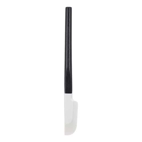Espátula para Hornear | 23 Cm Raspador con Mango de Madera de Alimenticio - Espátula Larga De Silicona Para Herramientas De Horneado | Para Mezclar Y Cocinar Pan Y Pastel En Hogar O Restaurante
