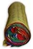 Himalayan Corporation Tibetan Prayer Flag - Traditional Design and Different Size - Roll of 25 Flags - Handmade in Nepal - Buddhist Flags - Traditional 5 Element Colors (Fabric, Medium)