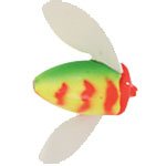 Wordens Spin-N-Glo Winged Drift Bobbers - Size 8-12 Pack - Made in U.S.A.