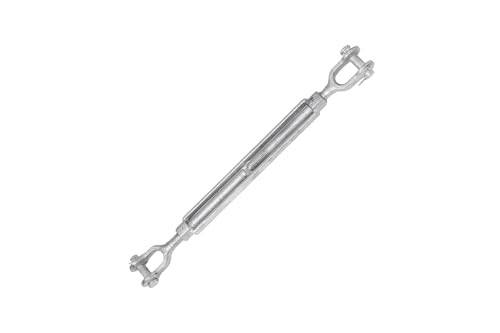 Mazzella 93900391 Tensor de Acero Galvanizado Hot Dipped Quijada y Quijada, 3/4" x 12", 5,200 lbs WLL miniatura 1