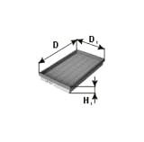 Inserti filtro aria WA50460 compatibili con 30.004.00, A400, AP023, C24130, CA5184, EFA491 - PZL FILTERS