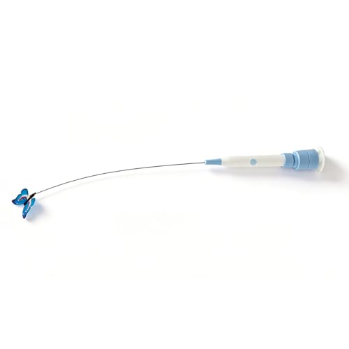 Base à ventouse pour chat avec papillon rotatif rechargeable USB