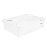 200 Stück - Amerikanische Mikro-Boxen ’Thepack’ 1980 ml 250 + 12 Pp G/M2 19,6 x 14 x 6,2 cm weiß Nano-Mikro-Wellpappe