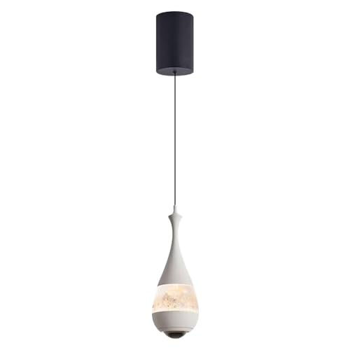 LELEGG Suspension de Restaurant Nordique Minimaliste et créative, Lustre en Verre Design LED 3 000 k pour Chambre à Coucher, Chevet, Bar