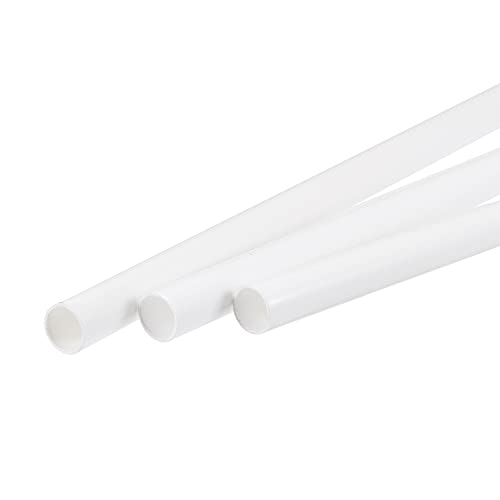 Image of MECCANIXITY Plastic Model Tube ABS Round Tube 3 /8 inch OD 10 inch White Easy Processing for Architectural Model Making DIY 3 Pack