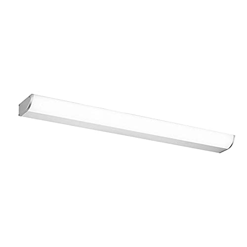 Luz de baño sobre espejo, luz frontal de espejo LED blanco con pantalla acrílica, 3000K blanco cálido, luces de gabinete de espejo moderno, lámpara de pared de baño de aluminio para restaurante de
