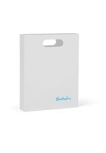satch Heftebox DIN A4 für Schulrucksäcke inkl. Griff, durchsichtig stabil, Schlichtes Design Stylerbox - Transparent