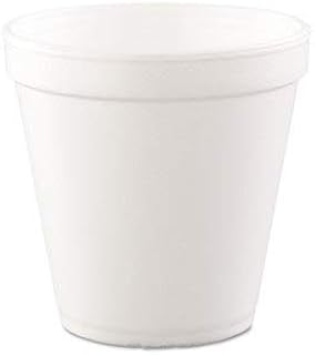 Dart Foam Containers, Foam, 16Oz, White, 25/Bag, 20 Bags/Carton