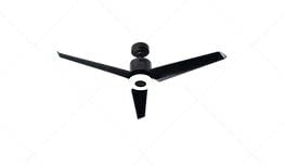 Avant FB-01 Ceiling Fan with Light and also available without light , Luxury Modern Fan with Remote, Noiseless Fan with Anti dust blades || Matt Black