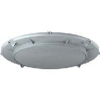 Parte delantera instalación HaloX 250 diam. 215 mm - Pieza frontal universal