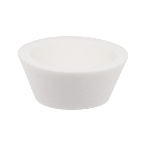 sourcing map Grinding Wheel 3 Inch 80 Grits Aluminum Oxide Cup Abrasive Wheels, White Corundum for Hardened Steel, Grinding Machine