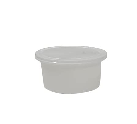 250ml Round Container with Air Tight Transparent Lid : Set of 15 - Microwave Safe, Kitchen Storage, Reusable Plastic containers for Food delivery, Fridge Storage container