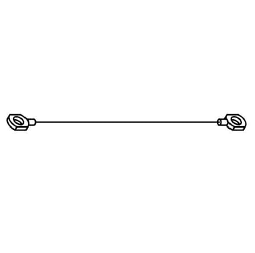 Cable de acero para sistema de fuerza BodySolid, 2735 mm, modelo EXM3000LPS miniatura 1