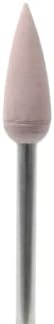 Silicone Pink X-Fine Pointed Teardrop Polisher 15.5mm x 5.6mm Made in Germany Pack of 10 by JTS