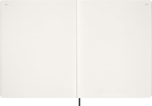Moleskine Essential Planner 2025-2026, Agenda Semanal Vertical 15 Meses Con Horarios Diarios, Tapa Flexible, Color Negro, Formato XXL 23,5x28,14 cm - imagen 8